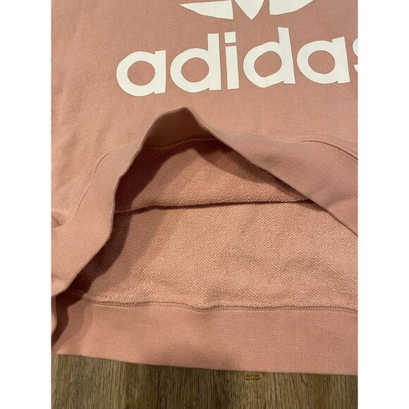 Adidas Womens Pink Oversized Sweatshirt Size Medium - Picture 4 of 9